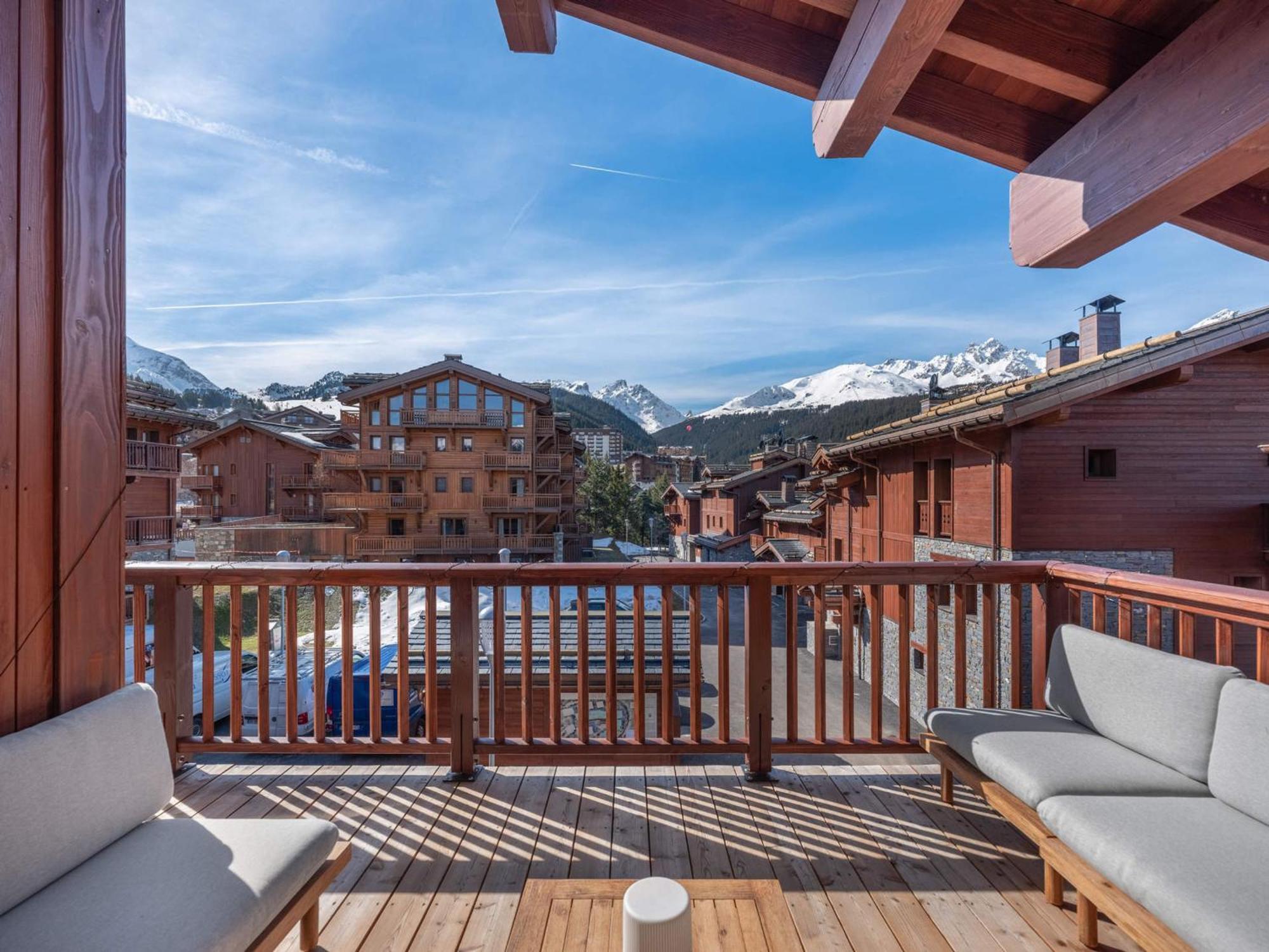 Chalet Luxueux Avec Jacuzzi Interieur A 400M Des Pistes - Fr-1-563-141 Villa Courchevel Exterior photo